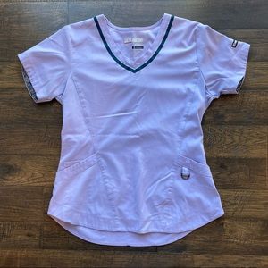 Grey’s Anatomy by Barco Impact Lavender Scrubs - Top Medium, Bottom Small